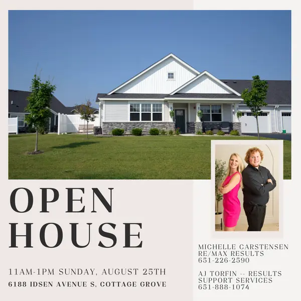 Cottage Grove Open House 8/25 from 11am-1pm,Chuck Carstensen