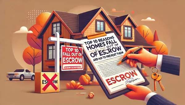 Top 10 Reasons Homes Fall Out of Escrow and How to Prevent Them,Ian Collins, MBA