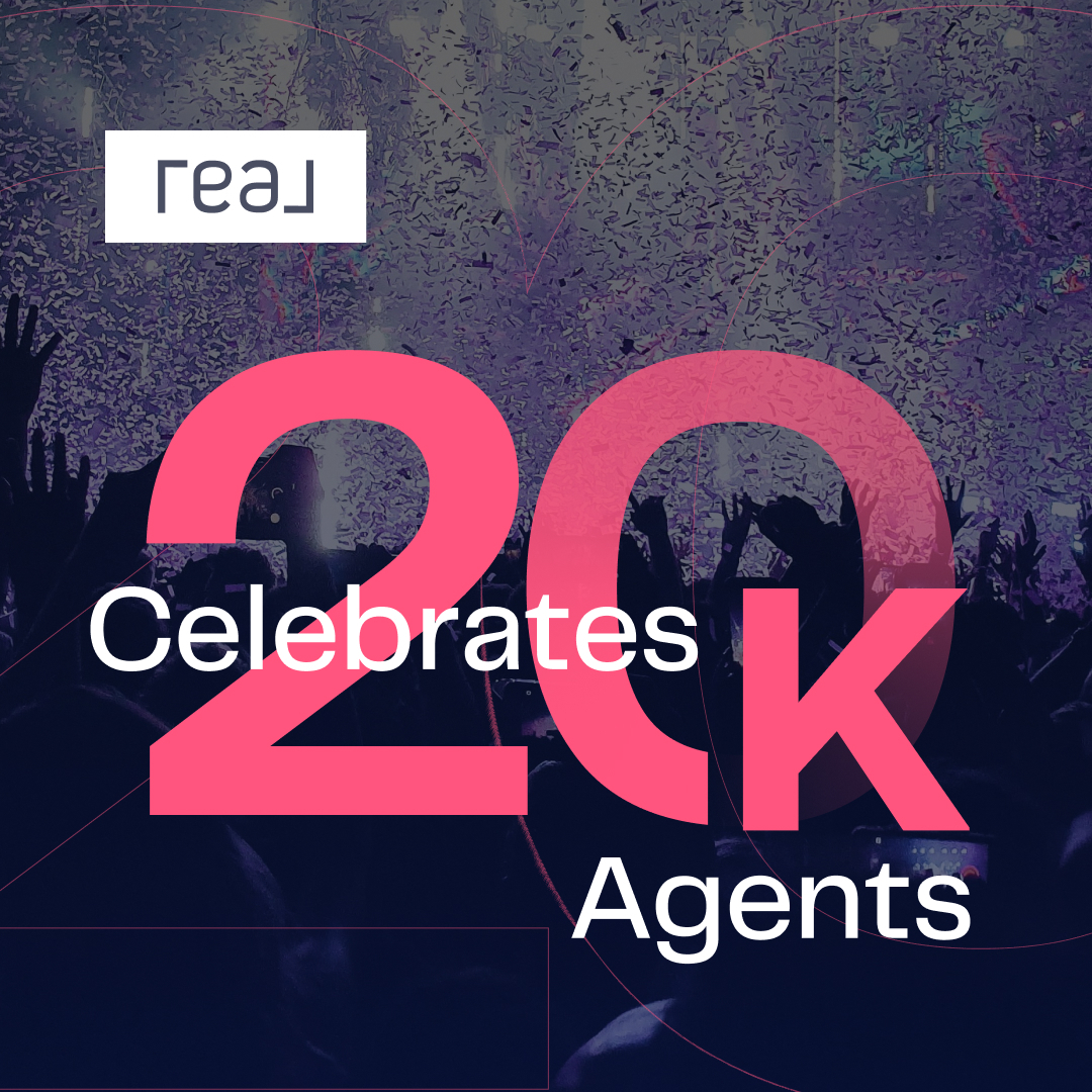 The Real Brokerage has surpassed an agent count of 20,000, turning the tassel on its graduation from tech-smart indy to full-fledged national player.