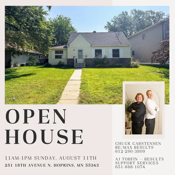 Hopkins Open House Sunday, August 11th from 11am-1pm,Chuck Carstensen