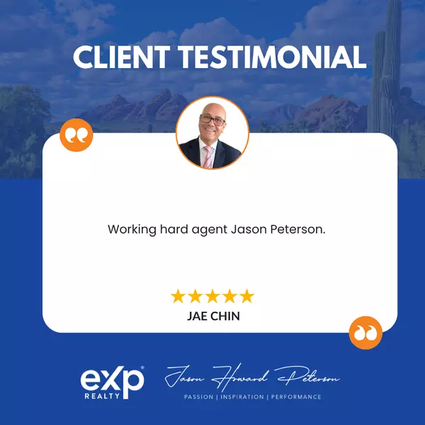 Satisfied Client: Jae Chin,Jason Peterson