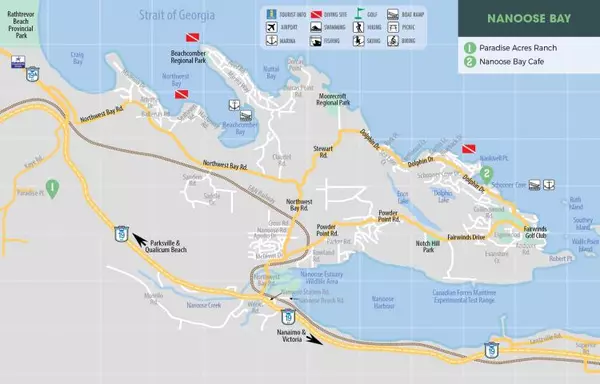 Nanoose Bay Map