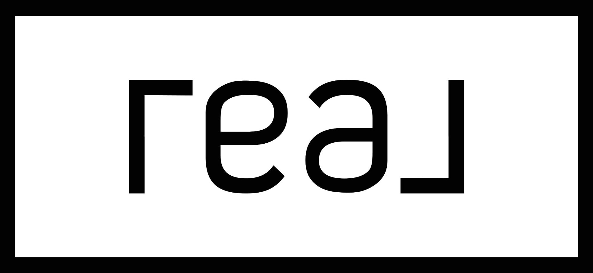 Real Logo Outline Black