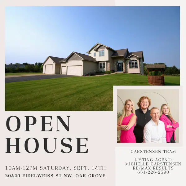 Open House! Saturday, Sept. 14th in Oak Grove,Chuck Carstensen
