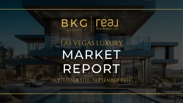 Las Vegas Luxury Real Estate Market Update: September 5th - September 11th