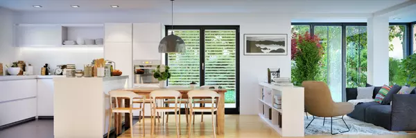 panorama view inside family home