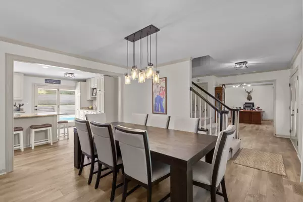 updated formal dining room in st louis home