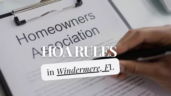 feature image of HOA Rules and Regulations in Windermere, Fl