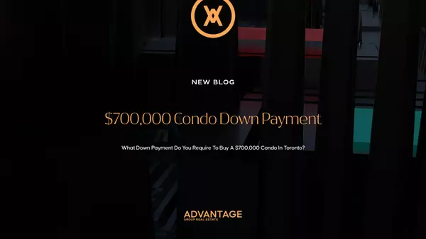 What Down Payment Is Required To Buy A $700,000 Condo In Toronto?,Jeremy Van Caulart