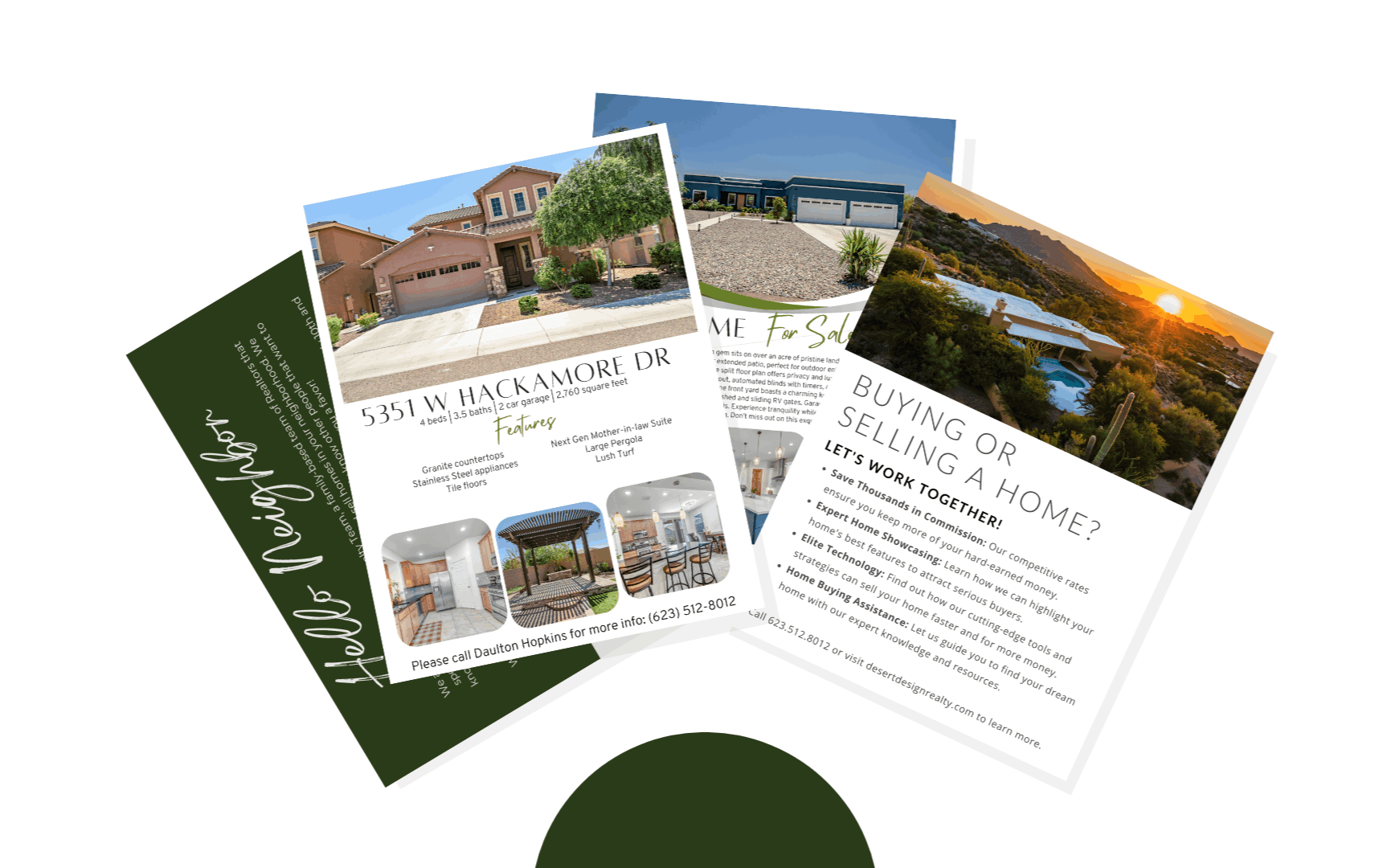 maillers and flyers for landing page
