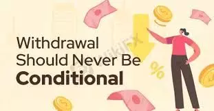 Yup, you had a conditional Withdrawal