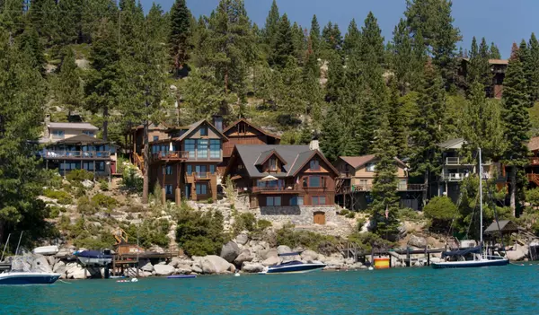 Lake Tahoe Waterfront Homes Summer Photo