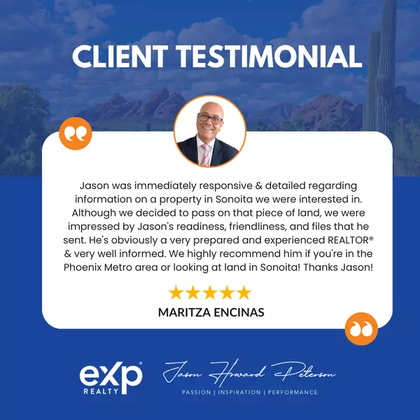 Satisfied Client: Maritza Encinas,Jason Peterson