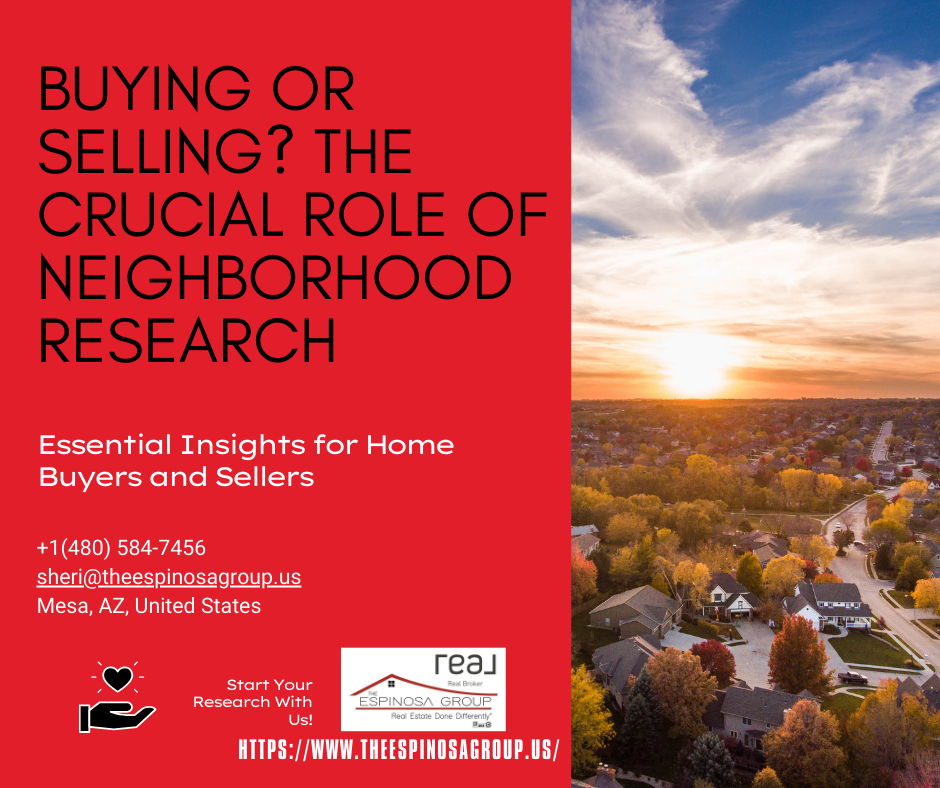 Buying or Selling? The Crucial Role of Neighborhood Research