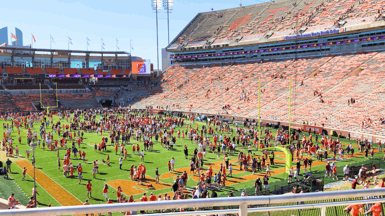 A picture of Clemson Football stadium