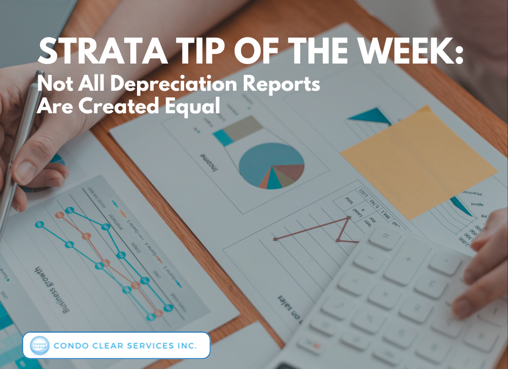 feature image of Strata Tip of the Week - Not All Depreciation Reports Are Created Equal