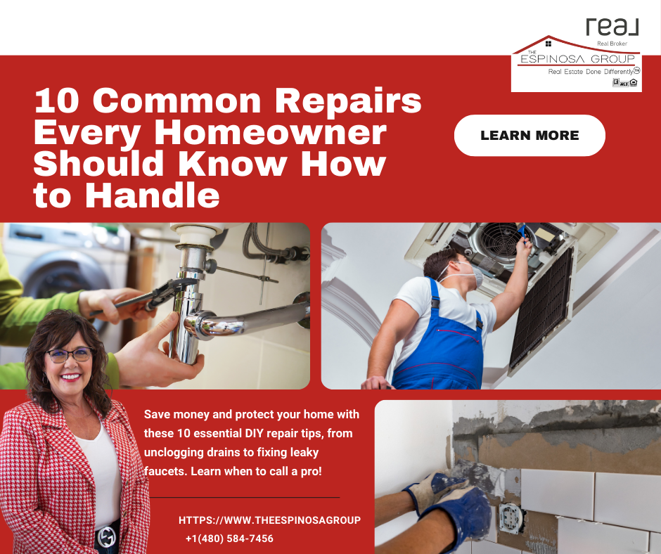 10 Common Repairs Every Homeowner Should Know How to Handle