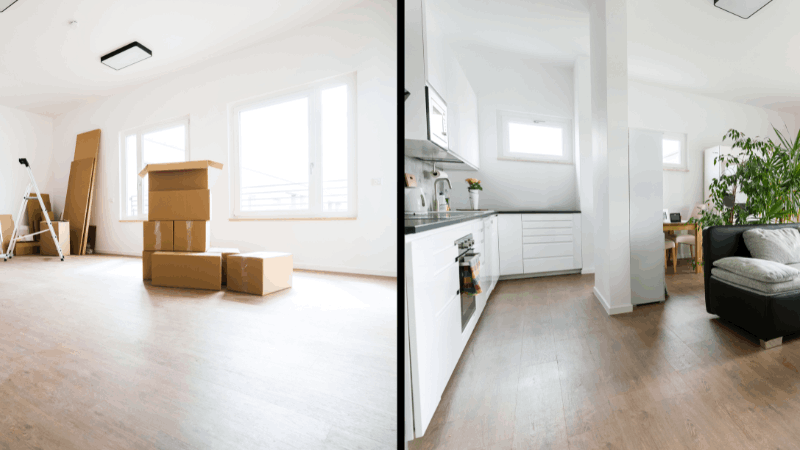 Before and After Home Staging