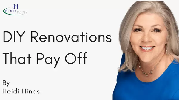 DIY Renovations That Pay Off,Heidi Hines