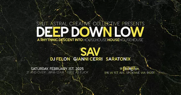 Deep Down Low: Free House Music Night