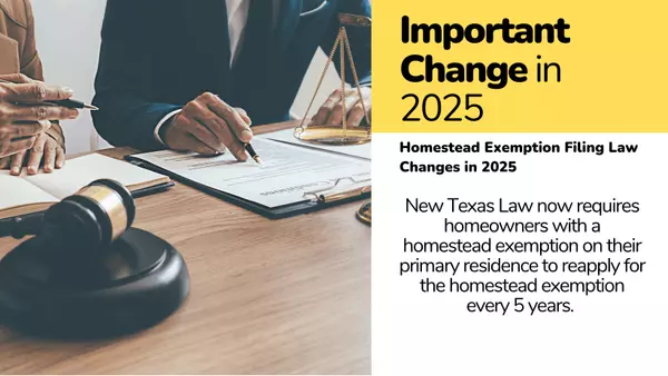 Property Tax Homestead Exemption Changes in Texas,BILLIE CANTU