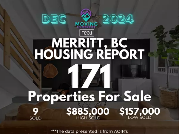 December 2024 - Merritt, BC Real Estate Stats