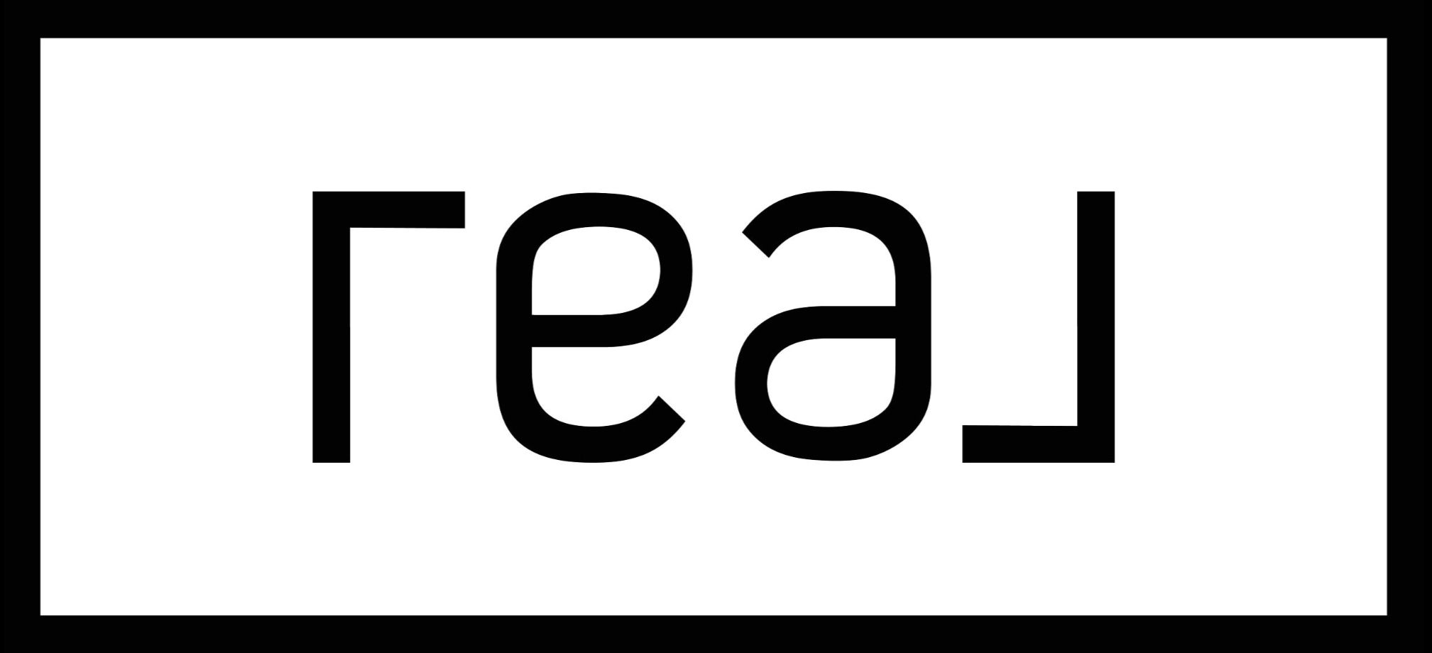 Real Logo Outline Black