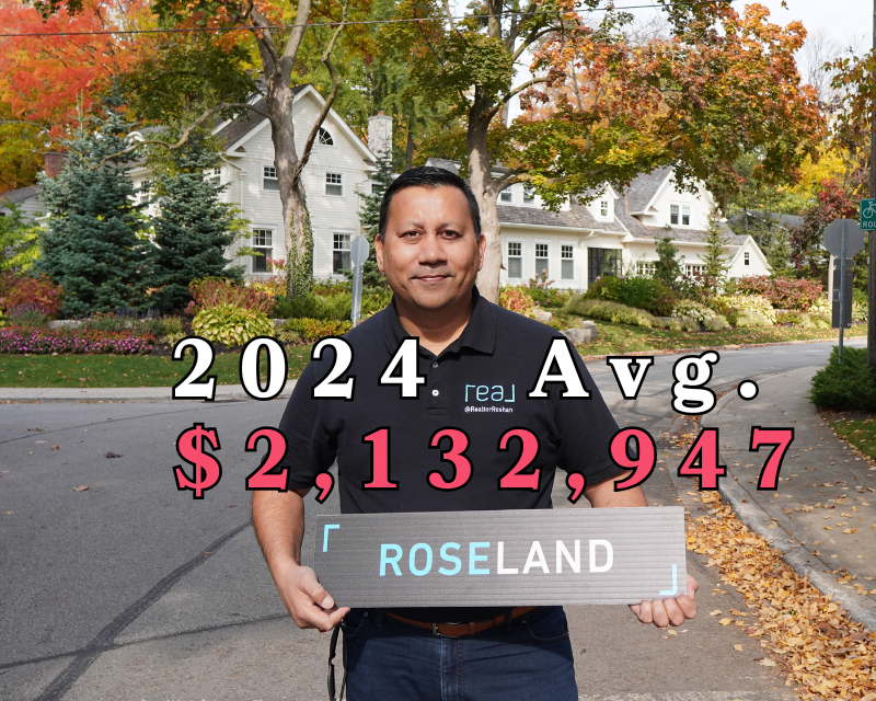 Roseland Burlington Average Home Prices 