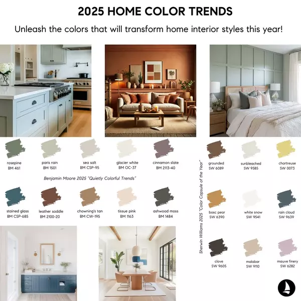 2025 Home Design Color Trends: Transform Your Space,Jen Holden