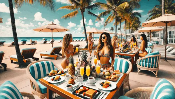 Brunch, Bikinis, Fort Lauderdale Beach,Craig Bujnowski