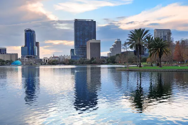orlando-sunset-lake-eola 2