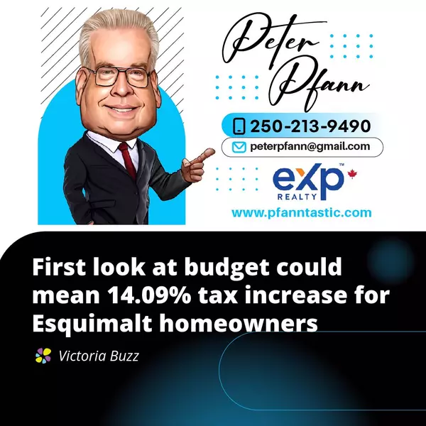 Esquimalt Homeowners Face Possible 14.09% Tax Increase in 2024 Budget,Peter Pfann