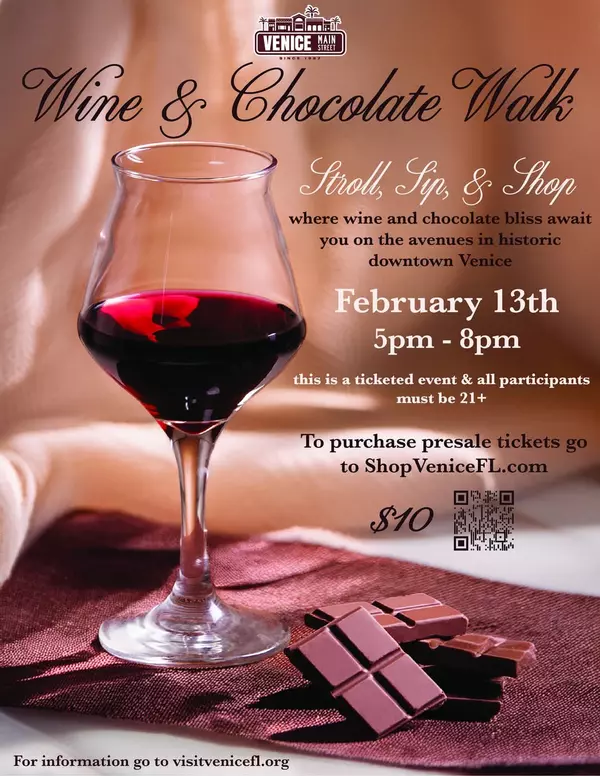 Savor the Sweetness: Downtown Venice Wine & Chocolate Walk