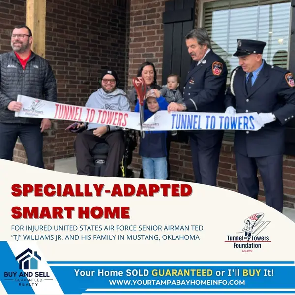 The Tunnel to Towers Foundation Delivers Mortgage-Free Smart Home to Injured Oklahoma Air Force Veteran,Ernest Van Glahn