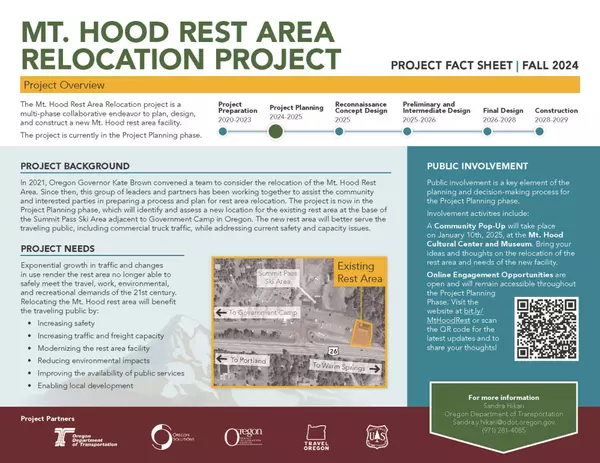 Mt. Hood Rest Area Relocation Project