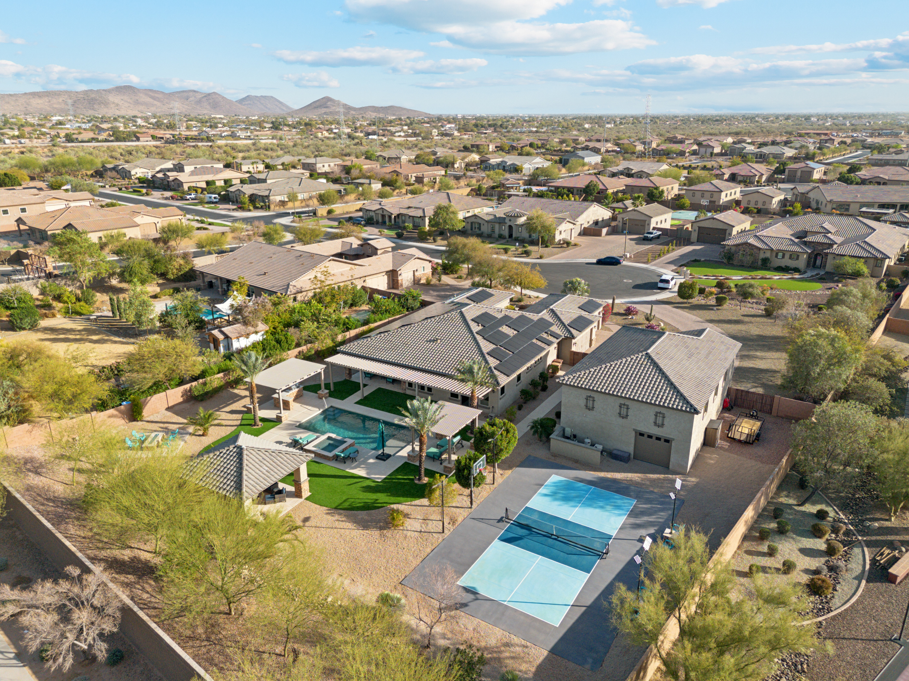 feature image of Luxury Home for Sale in Peoria, AZ – $1.6M Estate with RV Garage, Pickleball Court &amp; Resort-Style Backyard