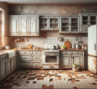 Kitchen in need of Remodel