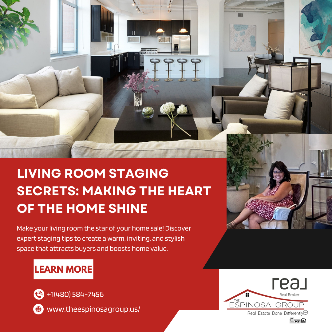 Living Room Staging Secrets: Making the Heart of the Home Shine