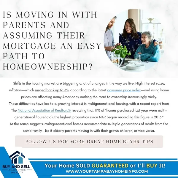 Is Moving In With Parents & Assuming Their Mortgage an Easy Path to Homeownership? ,Ernest Van Glahn