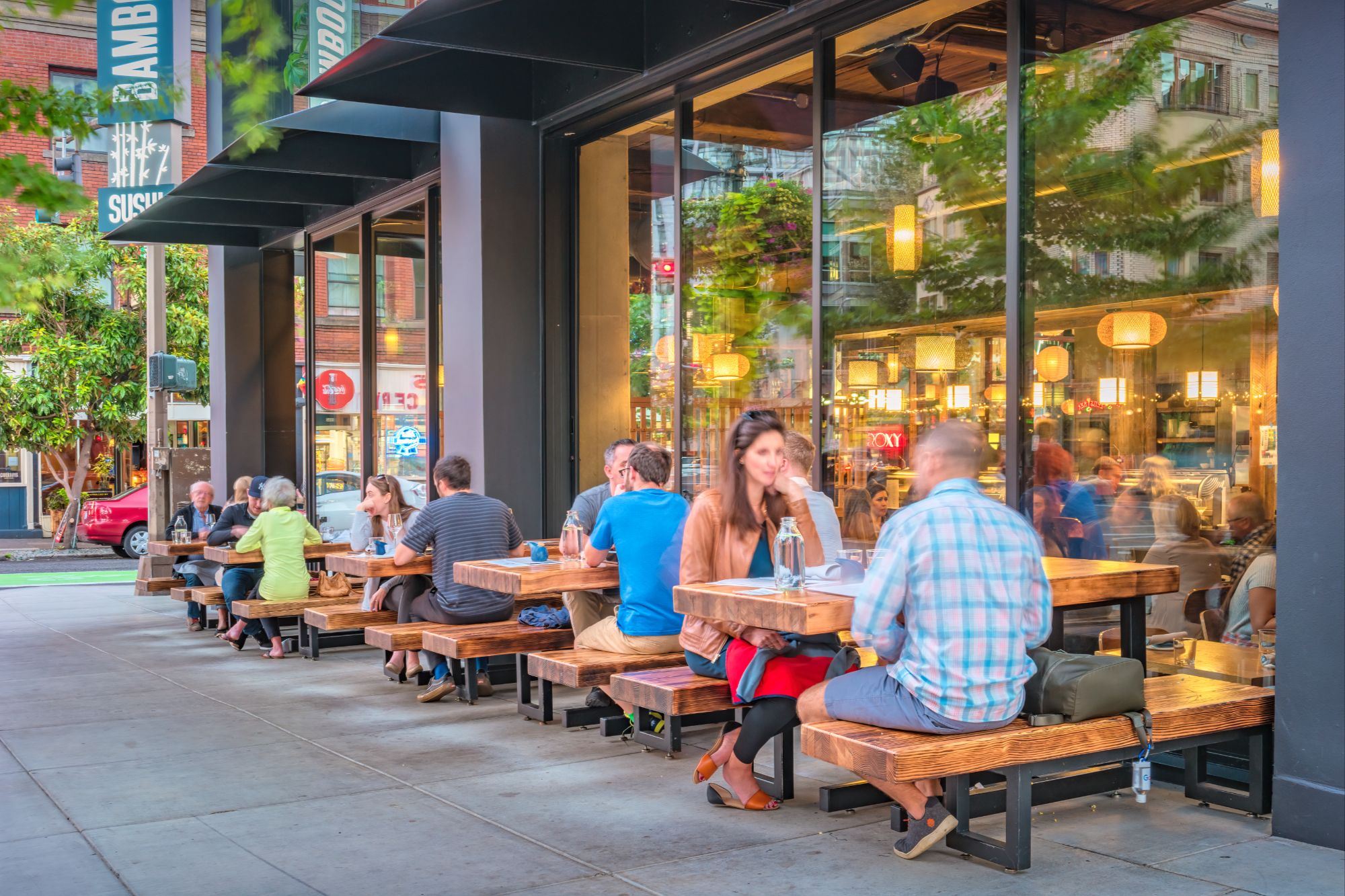Bamboo Sushi Outdoor Seating