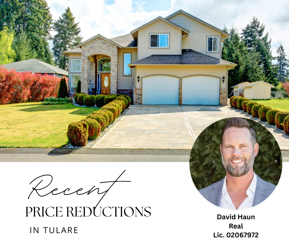price reduced homes in tulare