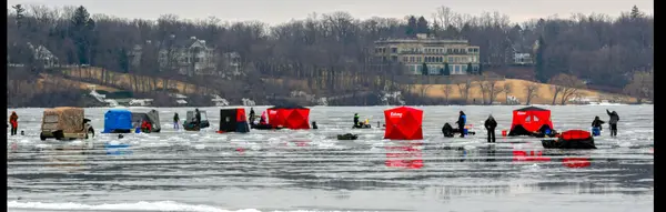 Ice Fishing in Walworth County: A Winter Tradition on Lake Geneva and Delavan Lake,Kim & Joel Reyenga
