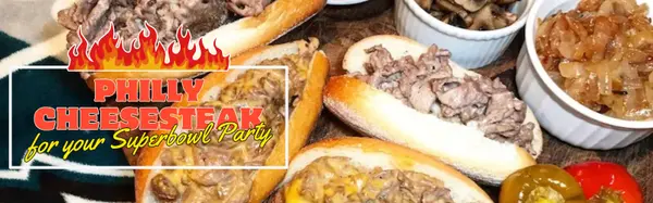 Philly cheesesteaks are a game-day classic that never disappoints!,Natasha Johnson