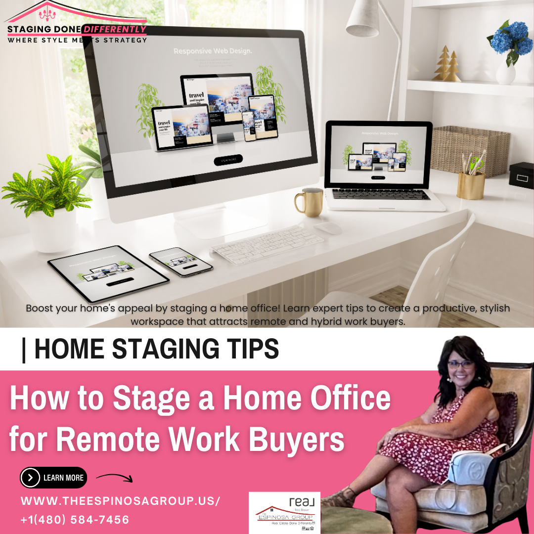 Homemade Work Staging How to Stage a Home Office for Remote Work Buyers | Home Staging Ti...