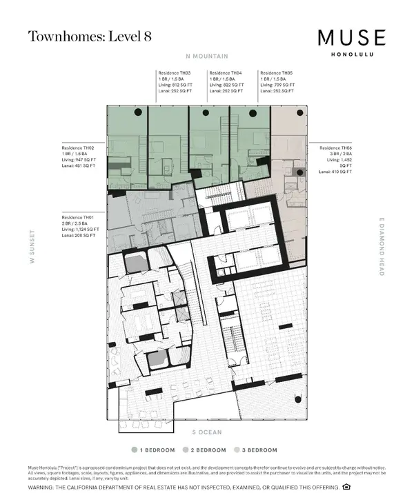 MUSE HONOLULU Townhomes Level 8