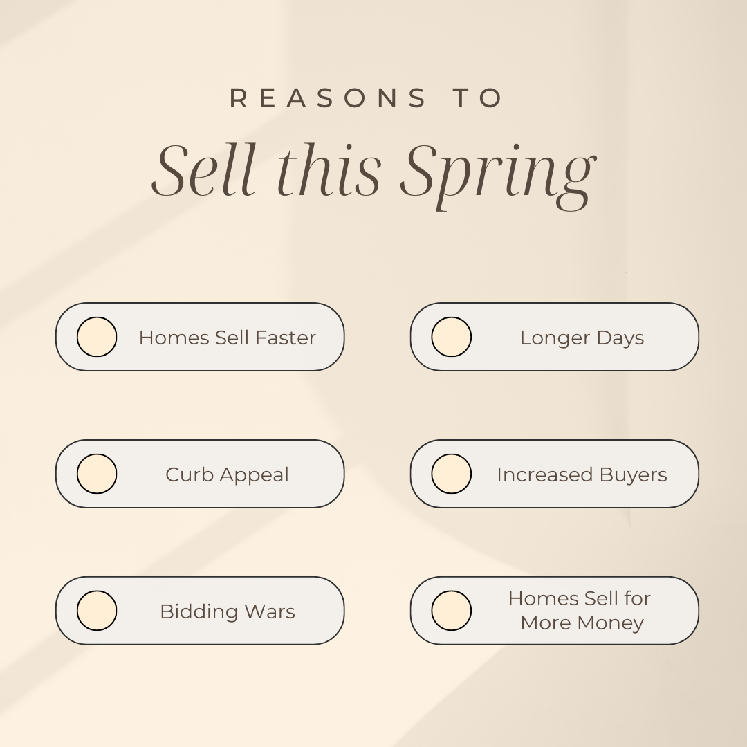 Reasons to sell your house this spring