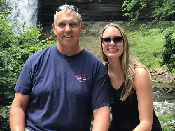 My husband Jim and my daughter Jenna