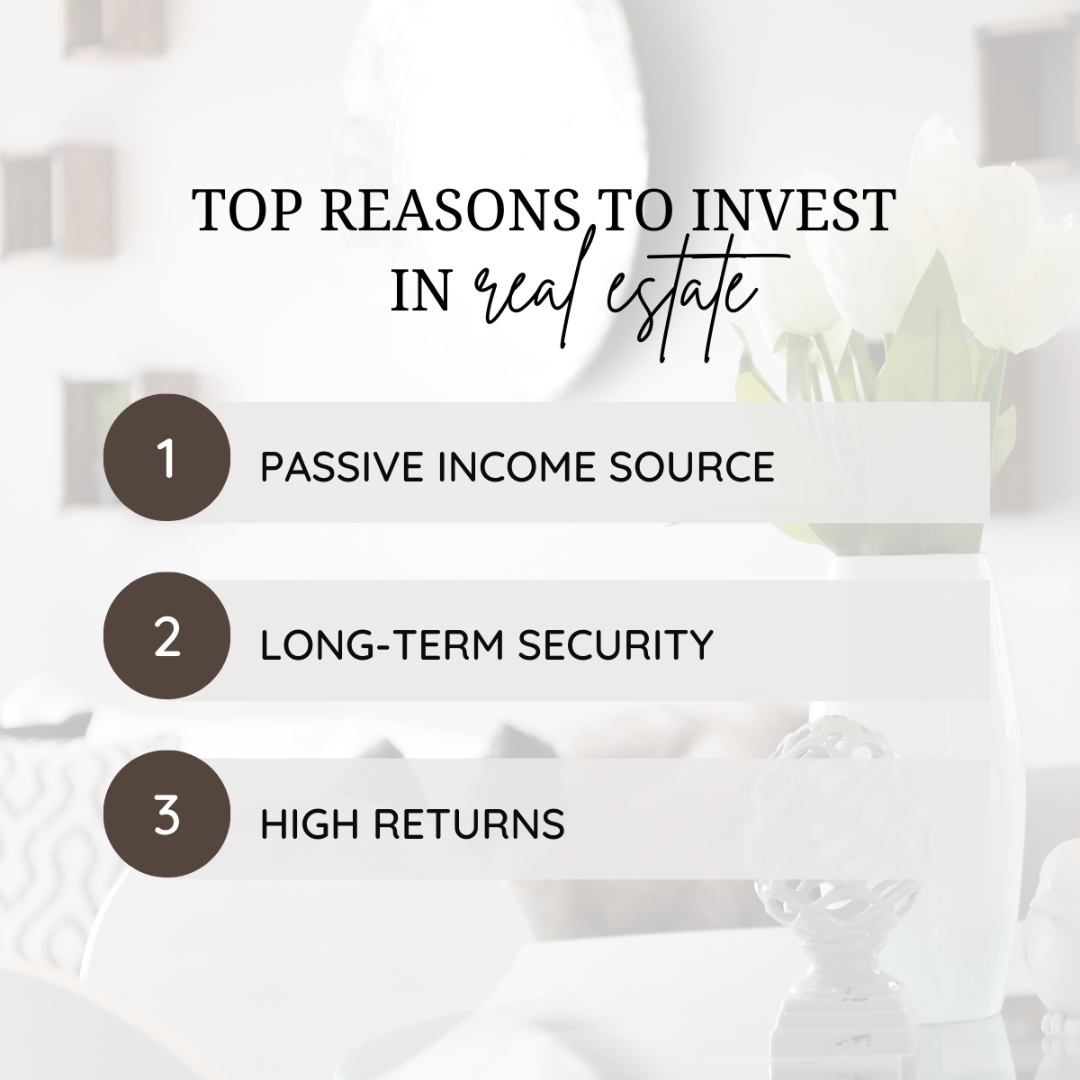 Tops Reasons to Invest in Real Estate - real estate investor - investment property - house hacking - fix-n-flip - buy-n-hold - income producing property - The Zack Grimmer Group, Powered by Real