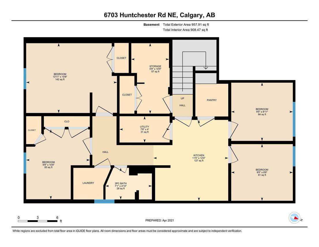 6703 Huntchester Rd NE, Calgary, AB T2K 5E6