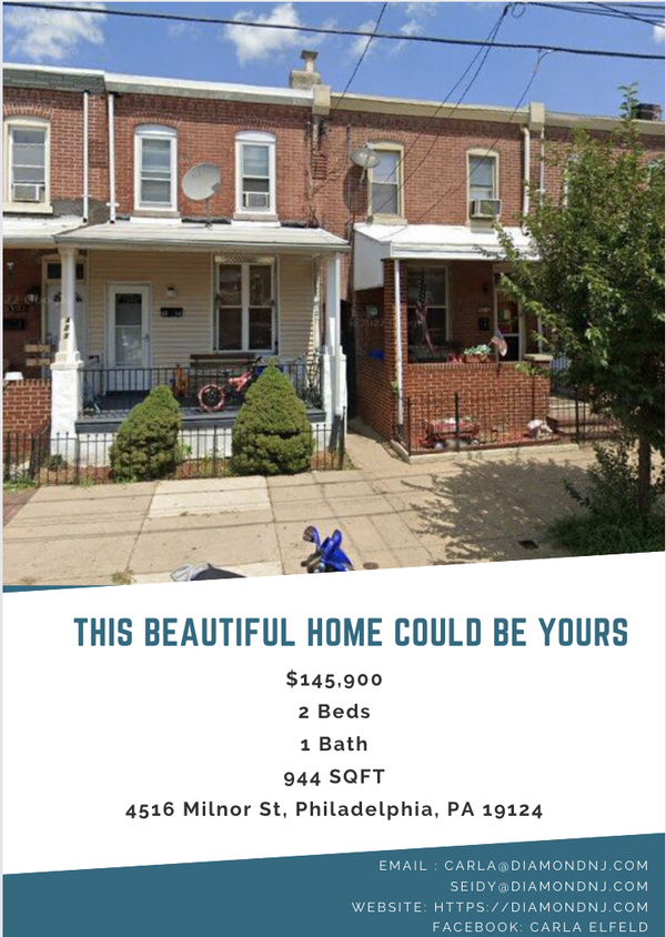 4516 Milnor St, Philadelphia, PA 19124